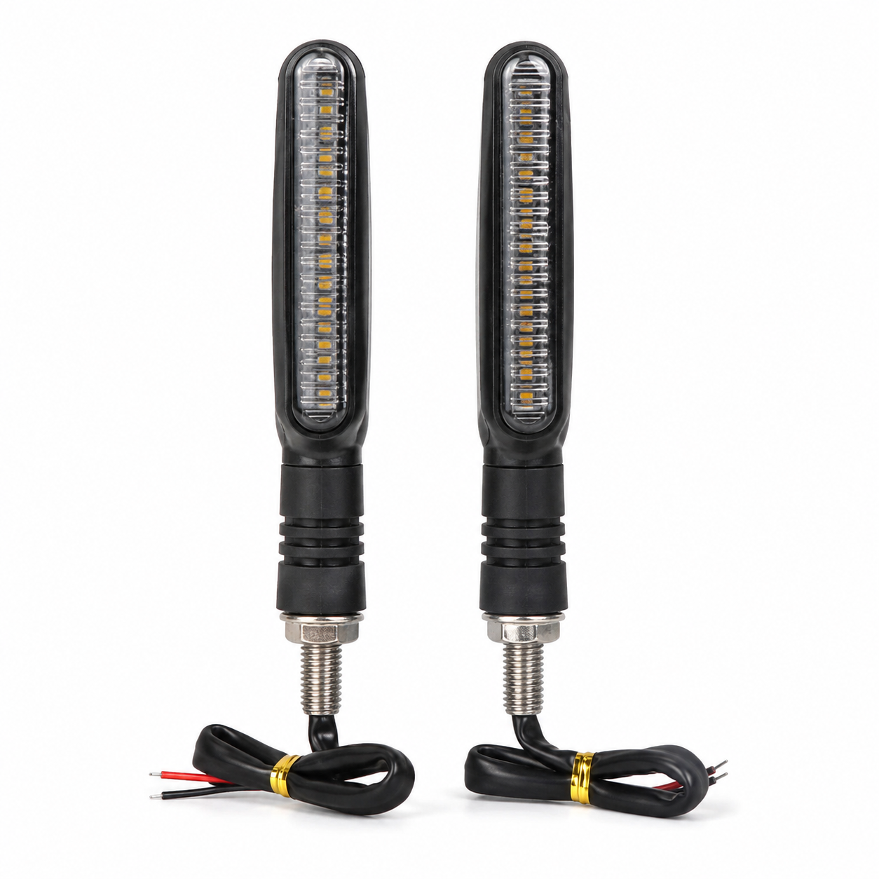 راهنمای LED رانینگ موتورسیکلت Moky Pro مدل i116 نور زرد جفتی